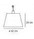TOLOMEO MEGA diffusore raso 42 cm (solo diffusore)