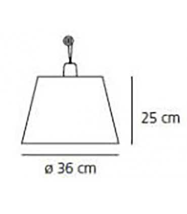 TOLOMEO MEGA diffusore pergamena 36 cm (solo diffusore)