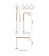 TOLOMEO MEGA - Corpo Lampada con regolatore d'intensità luminosa - Colore Alluminio (solo corpo)