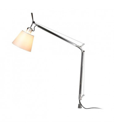 TOLOMEO BASCULANTE TAVOLO - corpo lampada con diffusore pergamena d.18cm