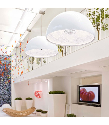 SKYGARDEN S1  lampada a sospensione 105W E27 BIANCO LUCIDO