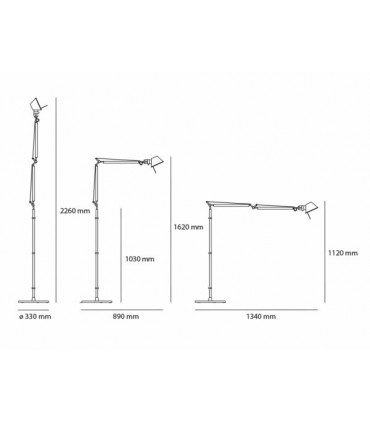 TOLOMEO LED corpo lampada alluminio