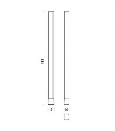 TRU FLOOR Lampada da terra - Colore Bianco