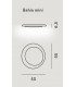 BAHIA MINI LED Lampada da parete/soffitto dimmerabile - Colore Bianco
