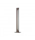 ARA FLOOR LED - Lampada da Terra 23W + 40W - Colore moka con diffusore cromato