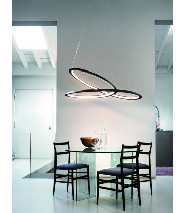 KEPLER DOWNLIGHT Lampada a sospensione 86W LED 2700K - Colore Nero