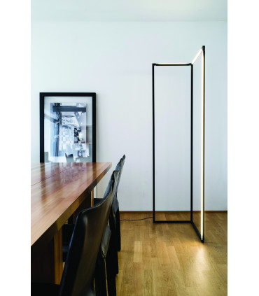 SPIGOLO Lampada da terra 6+10+33W 3000K - Colore Nero