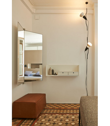 PARENTESI Lampada a Sospensione Acciaio Nero