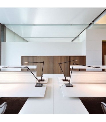 KELVIN  LED  lampada da terra- 8W LED - Dimmerabile Nero