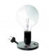 LAMPADINA Lampada da Tavolo 40W E27 - Alluminio Nero