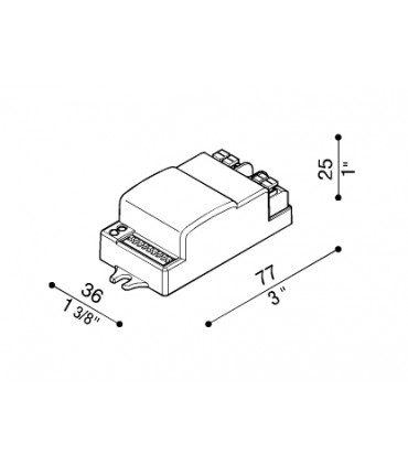 SENSORE DI MOVIMENTO CREPUSCOLARE Kit di montaggio BIANCO