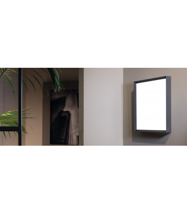 FLO Q 500 Lampada a parete/soffitto LED 3000K GRIGIO SCURO