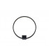 ZERO ROUND Lampada parete Nero led