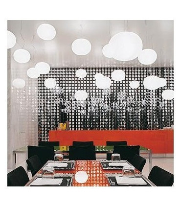 GLO-BALL S1 Lampada a Sospensione - 150W E27 Vetro Bianco