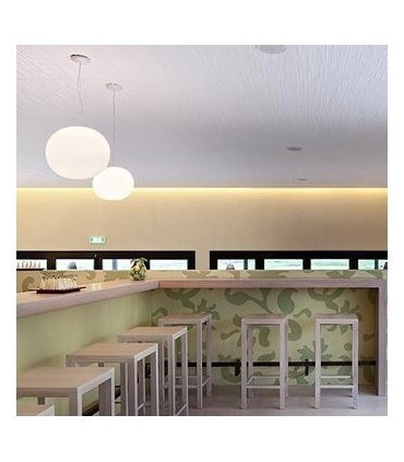 GLO-BALL S1 Lampada a Sospensione - 150W E27 Vetro Bianco