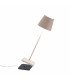 POLDINA PRO Lampada da tavolo ricaricabile - Colore Sabbia