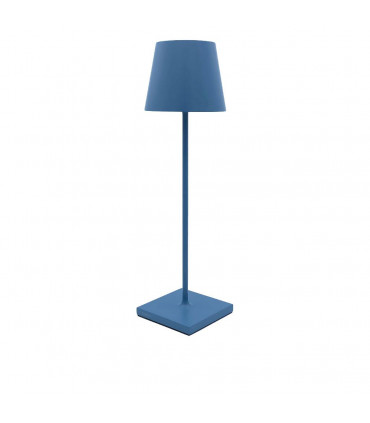POLDINA PRO Lampada da tavolo ricaricabile - Colore Blu Avio