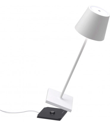 POLDINA PRO Lampada da tavolo ricaricabile - Colore Bianco
