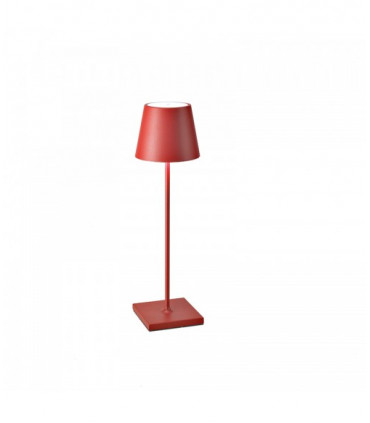 POLDINA PRO Lampada da tavolo ricaricabile - Colore Rosso