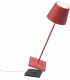 POLDINA PRO Lampada da tavolo ricaricabile - Colore Rosso