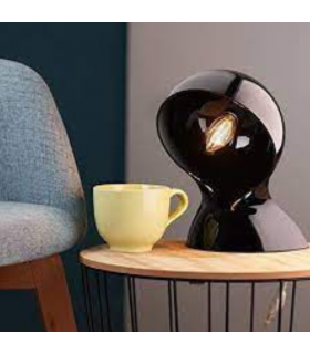 DALU Lampada da tavolo - 40W E14 - Colore Nero