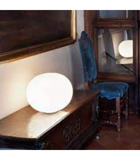 GLO-BALL BASIC 1 Lampada da Tavolo - 150W E27 - Vetro Bianco
