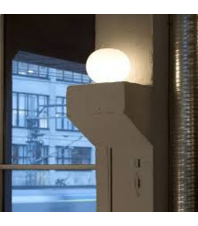 GLO-BALL Basic Zero Switch - lampada da tavolo  60W E14 - Vetro Bianco