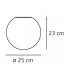 DIOSCURI Lampada da Parete/Soffitto - 25 77W E27