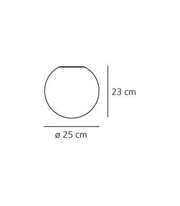 DIOSCURI Lampada da Parete/Soffitto - 25 77W E27