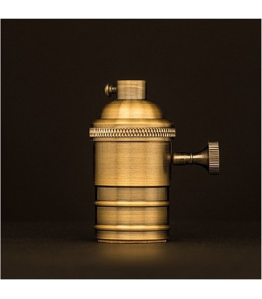 AMARCORDS PORTALAMPADA IN RAME BISTRO BRONZO