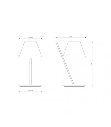 Artemide LA PETITE TABLE Lampada da Tavolo - 6W E14 - Colore Nero