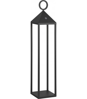 PIC-NIC Lanterna LED 2700K - Colore Antracite - Altezza 670mm