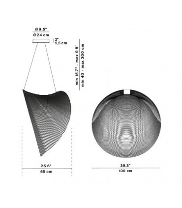 ILLAN D82S3 Lampada a sospensione